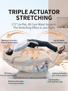 Sillón de Masaje Inteligente 4D con IA, Gravedad Cero, Control por Voz, Escaneo Corporal, <span class=keywords><strong>SL</strong></span> Track, Calefacción, Airbag, Altavoz Bluetooth - Product Image 5