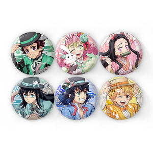 Badge 75mm <span class=keywords><strong>Rose</strong></span> Blade AFG KIMETSU NO YAIBA Personnages Anime Bidimensionnel 65*90mm pour Technique de Marquage - Product Image 1