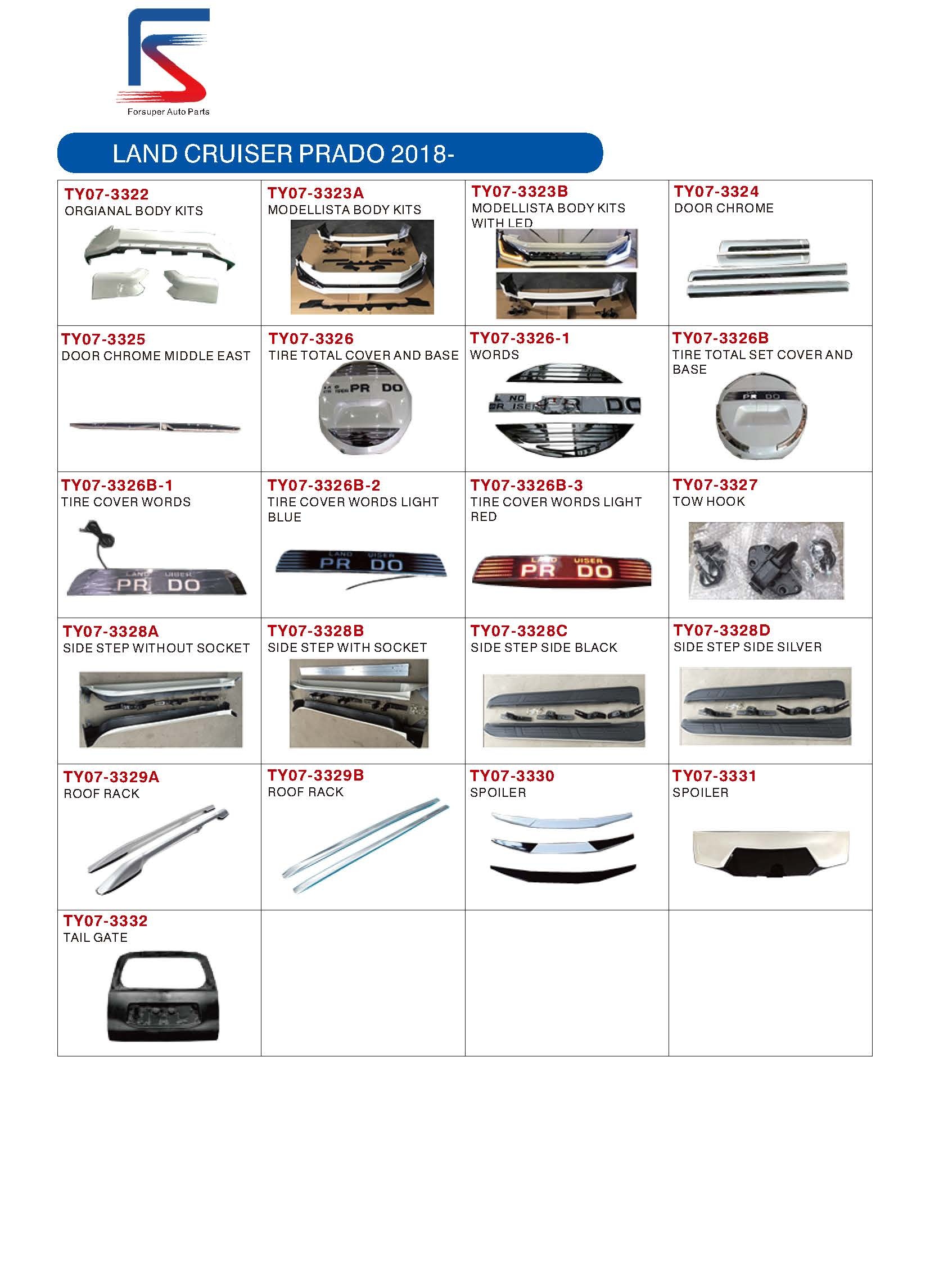 Rear Bumper for Toyota Land Cruiser Prado 2018 - New Replacement