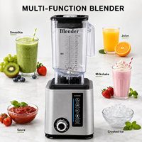 Blender électrique 2,2 L, blender de cuisine professionnel haute performance, 10 vitesses pour smoothies, jus, café, boutique