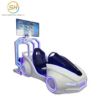 Machine de jeu de course de moto en réalité virtuelle, équipement de divertissement d'arcade