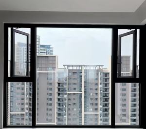 Úc tiêu chuẩn dễ dàng cài đặt gỗ tiết lộ ban công nhà bếp nhôm trượt cửa sổ với lưới chống muỗi cho nhà - Product Image 4