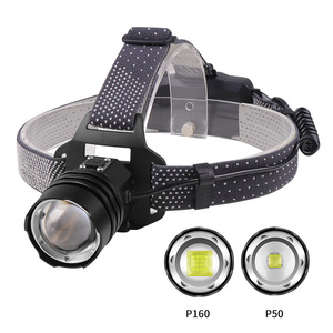 XHP160 Headlamp <b>Type</b> <b>C</b> Rechargeable Zoom LED High Brightness Long Range Fishing Light - Product Image 5