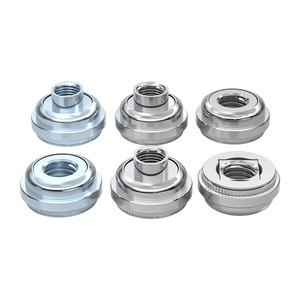 Tianzhuo Hardware Floating Press Fit Nut Zinc Plated Self Locking Adjusting Screw Cap QIBIND KFE Grade A - Product Image 1
