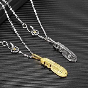 Collar de Acero de Titanio con Cadenas de Bambú y Colgante de Águila Voladora de Takahashi <span class=keywords><strong>Goro</strong></span>, Versátil, Estilo Japonés, Deportivo y de Marca - Product Image 4