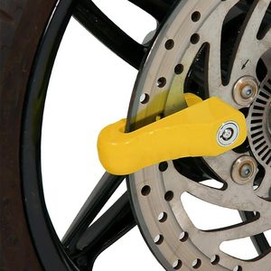 Motorcycle Disc <b>Lock</b> Metal 120cm Orange Memory <b>Cable</b> Automatic Closure Bicycle Security - Product Image 5