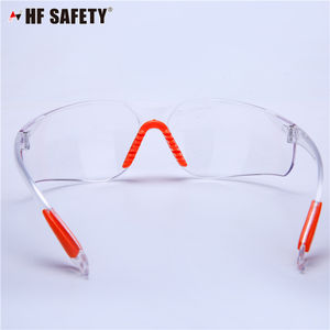 Lunettes de sécurité à coussinets nasaux souples avec embouts à monture TPR Produit de protection des yeux - Product Image 3
