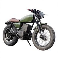 Moto électrique rétro chinoise pour l'exportation transfrontalière, modèle Knight 2000W, vitesse maximale 60 km/h