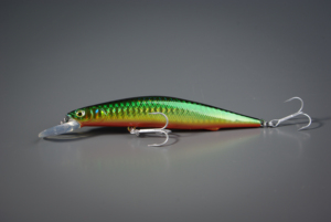 Señuelos de Pesca Duros, Minnow Hundido, Ojos de Pez 3D, Cebo Negro, Material ABS Japonés, para Pesca en Agua Salada, Modelo Menace de Fábrica - Product Image 3