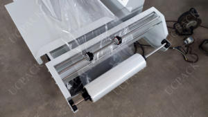 Machine d'emballage sous film rétractable en <span class=keywords><strong>PVC</strong></span> pour petits plats et boîtes - Product Image 6