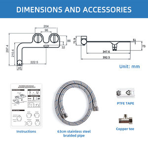 Bidé Simple y Delgado con Doble Boquilla, Autolimpiante, Inteligente, No Eléctrico, <span class=keywords><strong>para</strong></span> Cuidado Postparto, Montado en el Suelo del Baño, Ecológico - Product Image 6
