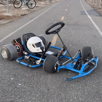 Karting de Pedales Sprite Hecho a Mano para Adultos y Adolescentes - Edición Limitada para Uso en Exteriores, Motor de 4 Tiempos y 212cc, Velocidad Máxima de 50 km/h, Carga de 200 kg