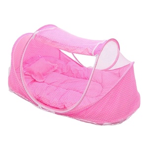 Mosquitera plegable de yurta para bebé con almohadilla para dormir y almohada - Product Image 6