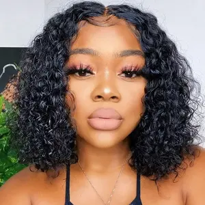 Raw Bob Lace Wigs Curly Wholesale Short Human Hair Pixie Curly Lace Front Natural Wig Brazilian Hair Hd Lace Frontal Wigs