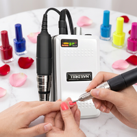 Dual Use Home & Salon RRM draadloze nagelboor 6 kleuren optioneel Lage trillingen Draagbare manicure pedicure nagelvormgevingsapparatuur