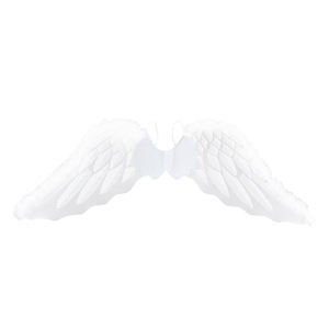 Ali da fata bianche, ali in piuma naturale, accessori leggeri per feste, cosplay, spettacoli teatrali - Product Image 2