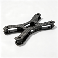 Service de découpe CNC sur mesure de cadre de drone FPV en fibre de carbone 3K, usinage composite léger