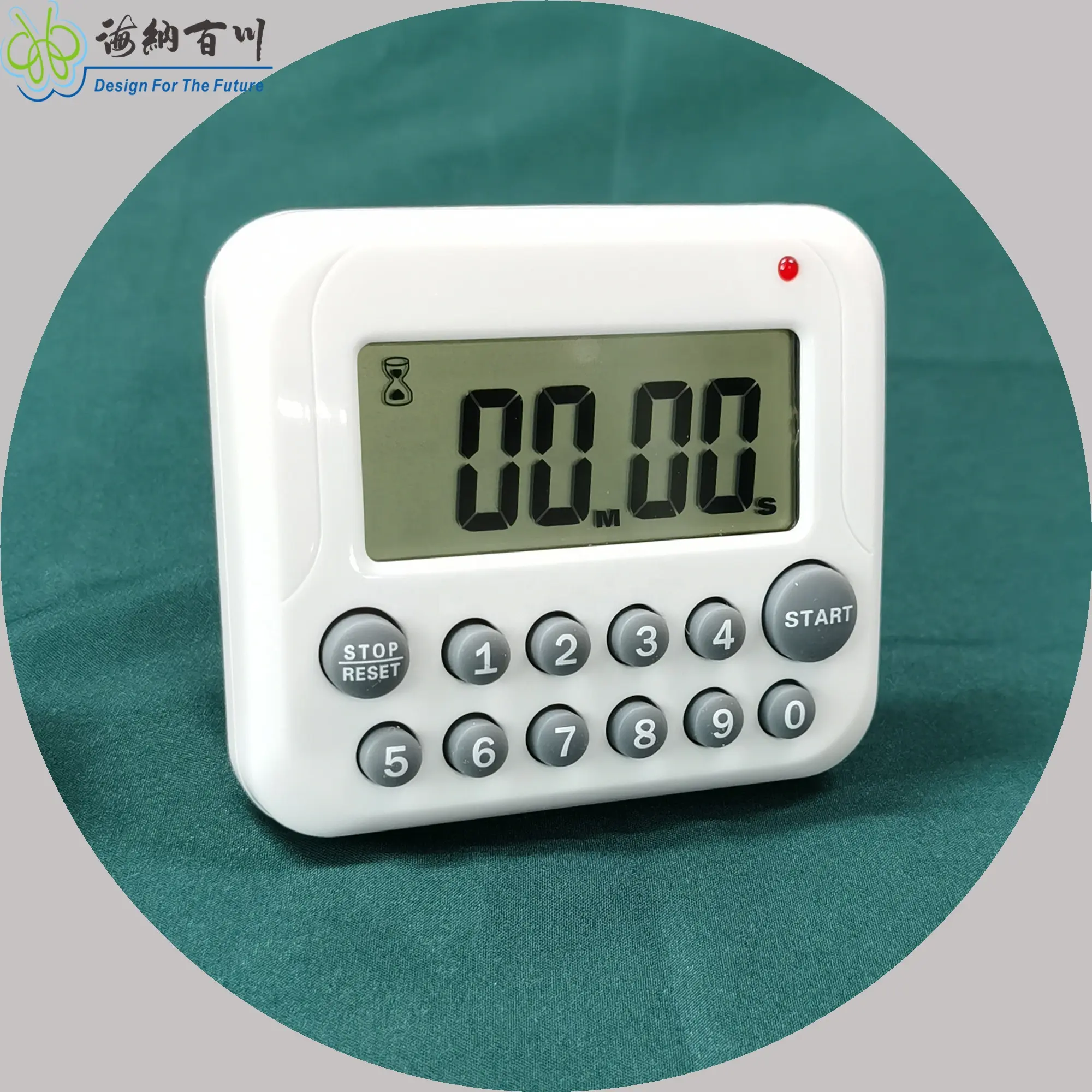 Digital Kitchen Timer Magnetic Countdown Up Cooking Timer Clock with Magnet Back and Clip Loud Alarm Large Display Minutes