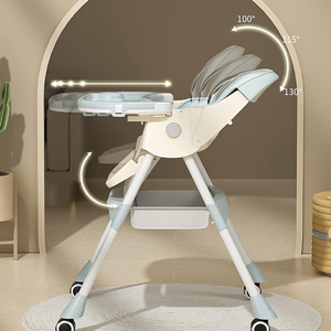 Bé ăn ghế bé nhà trẻ em của bàn ăn và ghế đa chức năng trẻ sơ sinh có thể ngồi và nằm xuống Ghế di động - Product Image 2