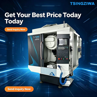 Mesin CNC Vertikal 3-axis Terlaris BT30 500mm Table Travel Linear Guideway Presisi Tinggi untuk Pengeboran, Pengetapan, dan Penggilingan