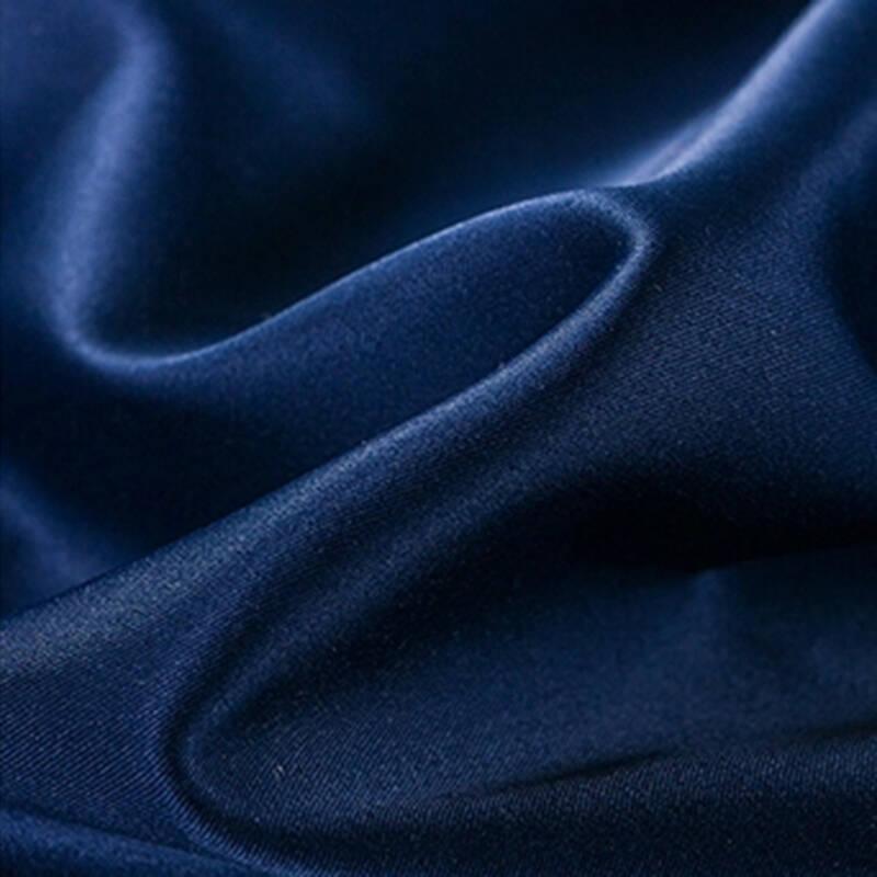 Высококачественная 100% полиэфирная 50/75 Мягкая Шелковая матовая атласная ткань на ощупь для женского платья, нижнее белье