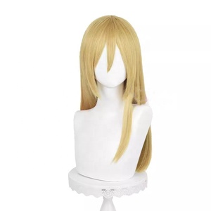 วิกผมคอสเพลย์ Attack on Titan แบบขายส่ง ยาว 50 ซม. ผมตรงสีบลอนด์ ฮิสุโตริยะ เรซุ วิกผมสังเคราะห์ <span class=keywords><strong>ท</strong></span>นความร้อน สำหรับ<span class=keywords><strong>คอ</strong></span>สเพลย์<span class=keywords><strong>อน</strong></span>ิเมะ - Product Image 2