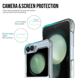 Para Samsung <span class=keywords><strong>Galaxy</strong></span> <span class=keywords><strong>Z</strong></span> <span class=keywords><strong>Flip</strong></span> 6 5 4 <span class=keywords><strong>3</strong></span> Carcasa protectora dura para Samsung Flip6 Flip4 Flip4 Flip3 galvanoplastia funda para teléfono móvil - Product Image 3