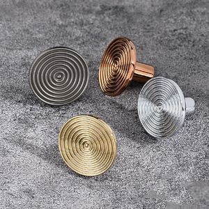 Spiral Round Brass Door <strong>Knobs</strong> Modern Cabinet <strong>Drawer</strong> Single Hole Brass Handle <strong>Knob</strong> - Product Image 1