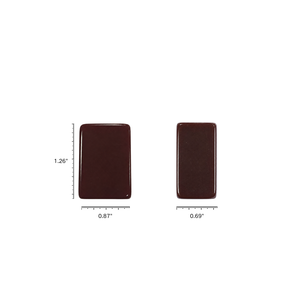 Juego de Mahjong Americano de Lujo Brooklyn Street, Fichas Acrílicas Rojas Oxblood de 1.26 Pulgadas, 160 Piezas, Diseño Urbano Brownstone Grabado - Product Image 4