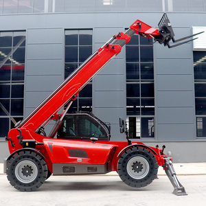 Telehandler Baru 2026 13.8m Forklift Truck 5ton 4ton Telescopic Handler dengan Aksesori Garpu untuk Konstruksi - Product Image 3