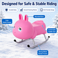 Planche à neige en PE avec surface inférieure antidérapante épaissie, siège confortable adapté aux enfants, forte adhérence, vitesse rapide, base lisse et durable, stable