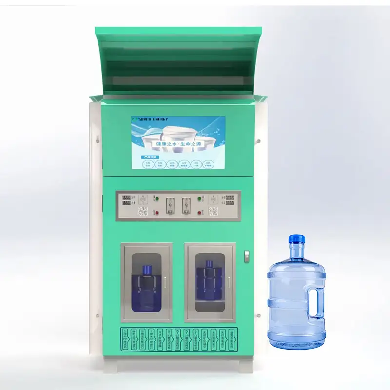 2024स्थापित करना आसान जल भरने का स्टेशन आसुत जल उपचार पीने का पानी वेंडिंग मशीनें