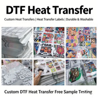 Feuilles DTF en gros pour transferts papillon, autocollants HTV, vinyle de transfert thermique, autocollants de transfert à chaud pour vêtements, transferts DTF