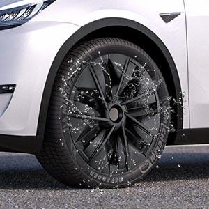 OEM-Herstellung Autofelgenabdeckung Tesla Model Y Radabdeckung 19 Zoll ABS Schwarz Model Y Felgenabdeckungen - Product Image 3