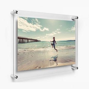 High Quality Custom Office Wall Signage Uv Printing Acrylic Board Aluminum <b>Frame</b> Waterproof Factory Supply for Company Sign - Product Image 3
