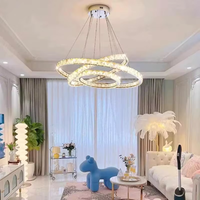 Lustre moderne pour hôtel, éclairage en cristal, luminaire suspendu pour la maison, luxe, K9 LED, restaurant, salon, salle à manger, lampe de plafond