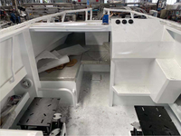 Bateau de pêche au thon à grande vitesse en aluminium à double coque de 7,9 m (26 pieds) avec cabine de luxe, yacht catamaran avec certification CE