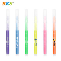 Logo personnalisé surligneurs et stylos 6 Pack couleurs surligneurs ensemble marqueur stylo adultes enfants fournitures scolaires couleur