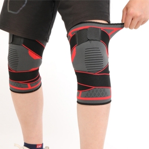 Sports Knee Support Sleeve CZFIT Breathable Lightweight Nylon Neoprene <b>Compression</b> 2cm Bilateral Adjustable Non-Slip Hook Loop - Product Image 1