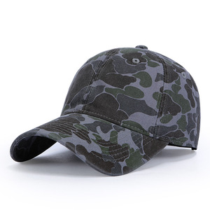 Camouflage Baseball <b>Cap</b> Curved Brim Adjustable Unisex Cotton <b>Camo</b> Dad Hat For Outdoor Sports - Product Image 5