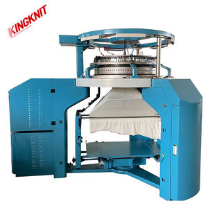 Machine à tricoter circulaire à jersey simple à poils hauts automatique informatisée avec moteur - Product Image 1