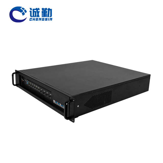 Custom 2U Rack Case 12th Gen LGA 1700 4*SFP+ 10G 6Lan Industrial Pfsense Firewall Mini Pc Mikrotik 2U Server Rack Mount Chassis