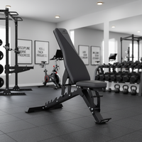 Banc de musculation réglable pour haltères, usage commercial et domestique, vente chaude