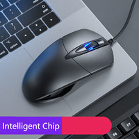 Mouse berkabel M1 profesional ringan USB permainan kantor Mouse senyap warna-warni Mouse kualitas tinggi