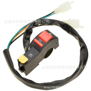 Nouvel interrupteur d'allumage pour moto tout-terrain 110/125cc, bouton poussoir en plastique pour guidon droit, pièce de rechange - Product Image 1