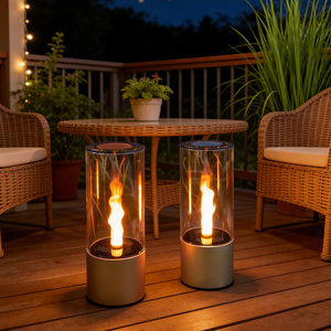 <span class=keywords><strong>2026</strong></span> Neue Solarbetriebene Tisch-LED-Flammenlaterne: Dekorative Flammenlampe für Innen und Außen mit Realistischem Flackereffekt - Product Image 3