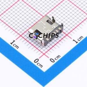 HX TYPE-C 6PIN USB Connector SMD Connector ( Connector Type: Type-C )( Gender: Female )( Mounting Type: Horizontal Mount ) - Product Image 2