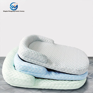 Tapis d'été moderne pour animaux de compagnie Nouveau chenil rond de couleur unie pour chat Lit pour chien Style cartoon Tissu - Product Image 4