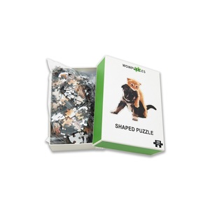 Giochi educativi personalizzati simpatico cartone animato gatto e cane 300 pezzi giocattolo Puzzle per bambini - Product Image 1