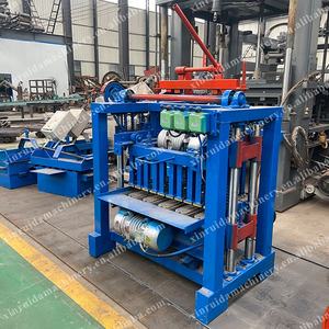 Mesin Pembuat Batu Bata Semi-otomatis Profesional Mesin Pembuat Blok Beton Berongga Mesin Pembuat Blok Interlocking - Product Image 4